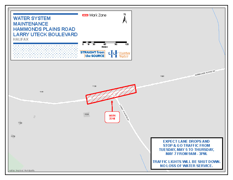 Hammonds Plains Road Water System Maintenance Halifax Water